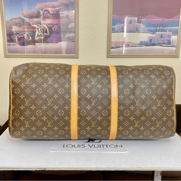 LOUIS VUITTON Keepall 60 Travel Bag 🧳 852SA - Picture 11 of 13